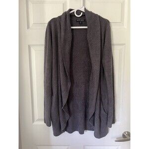 Barefoot Dreams Cardigan Gray Cozy Chic LITE Style 452 Size L/XL